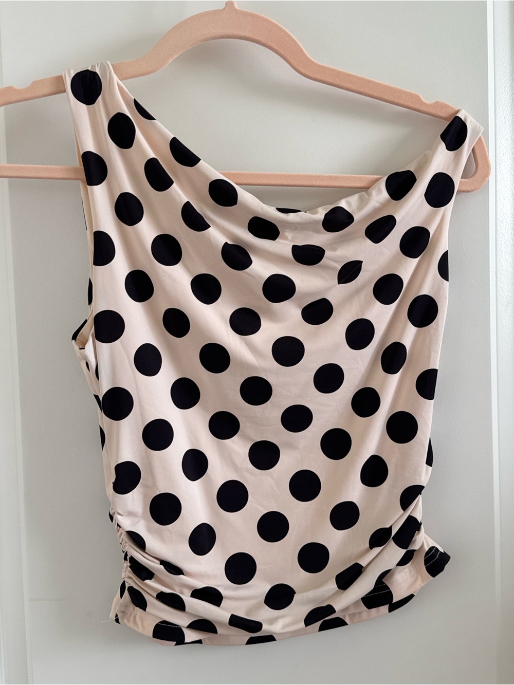 White Fox Polka Dot Top